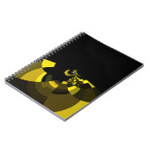 Carnet Jet Black et Gold Vector Art Design graphique (Côté gauche)