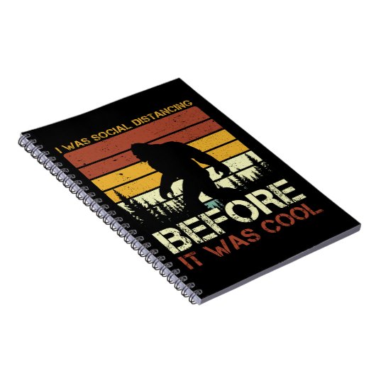 Carnet J'Étais Distante Sociale Avant Qu'Il Ne Soit Cool  (Côté Droit)