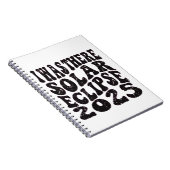 Carnet J'étais là éclipse solaire 2025 Éclipse partielle (Côté Droit)