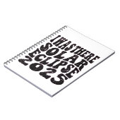 Carnet J'étais là éclipse solaire 2025 Éclipse partielle (Côté gauche)