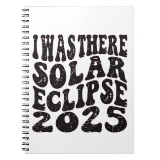 Carnet J'Étais Là Solaire Eclipse 2025 Partial Eclipse