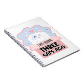 Carnet J'Étais Normal Il Y A Trois Chats (Côté Droit)