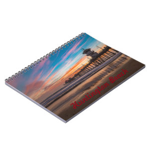 Carnet Jetée de Huntington Beach au coucher du soleil