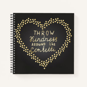 Carnet Jeter De La Génialité Autour De Confetti