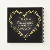 Carnet Jeter De La Génialité Autour De Confetti (Dos)