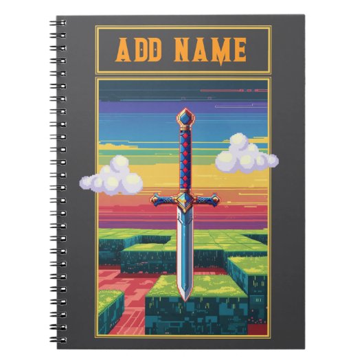 Carnet Jeu d'art Pixel (Devant)