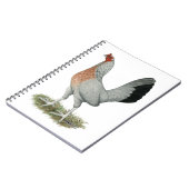 Carnet Jeu de Duckwing Argent Hen (Côté gauche)