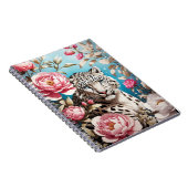 Carnet Jeu De Léopard Des Neiges Et Pies Roses (Côté Droit)