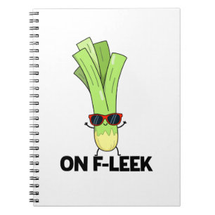 Carnet Jeu de mots drôle avec poireau sur Fleek
