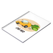 Carnet Jeu de mots sur Car-rod Funny Carrot  (Côté gauche)