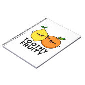 Carnet Jeu de mots sur les fruits drôle Toothy Fruity (Côté gauche)