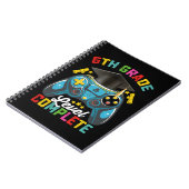 Carnet Jeu de niveau 6e année de fin d'études Gamer (Côté gauche)