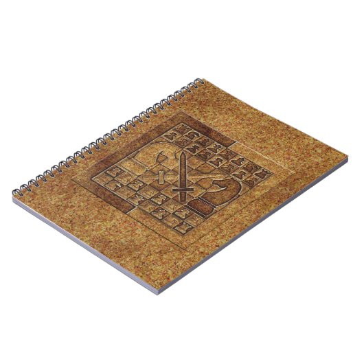 CARNET JEU D'ÉCHECS DANS LA PIERRE (Côté gauche)