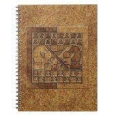 CARNET JEU D'ÉCHECS DANS LA PIERRE (Devant)