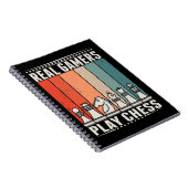 Carnet Jeu d'échecs Retro Jeu Jeu d'échecs Pièces (Côté Droit)