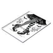 Carnet Jeu d'Halloween blanc et noir (Côté gauche)