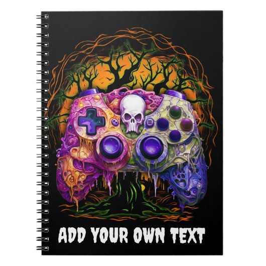 Carnet Jeu d'Halloween, Contrôleur Éffrayant, Costume de (Devant)