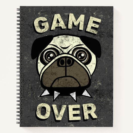 Carnet Jeu sur chien en colère RUD (Devant)