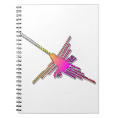 Carnet Jeu Vidéo 8 bits Retro Lignes Nazca Colibri (Devant)