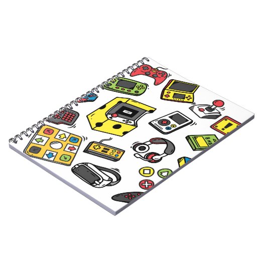 Carnet Jeu vidéo, jeu de doodles (Côté gauche)