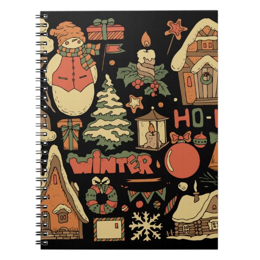 Carnet jeu vintage de noël 1 (Devant)