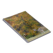 Carnet Jeune bambin cerf aux arbres à automne. (Côté Droit)