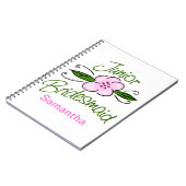 Carnet Jeune Bridesmaid (Côté gauche)