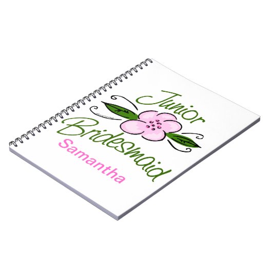 Carnet Jeune Bridesmaid (Côté gauche)