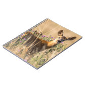 Carnet Jeune chevreuil dans une prairie (Côté gauche)