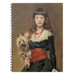 Carnet Jeune fille au chien de Sargent Portrait de Beatri