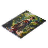 Carnet Jeune fille du jardin vert (Côté gauche)