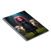 Carnet Jeune fille écossaise  (Côté Droit)