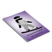 Carnet Jeune fille Snowboarder (Côté Droit)
