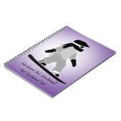 Carnet Jeune fille Snowboarder (Côté gauche)