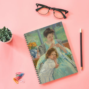 Carnet Jeune mère coudre   Mary Cassatt