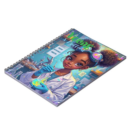 Carnet Jeune Scientifique Brillant (Côté gauche)