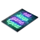 Carnet Jeux vidéo Manger Dormir Répéter (Côté gauche)
