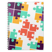 Carnet Jigsaw Puzzle Autism Pattern Poison Cute Summer (Devant)