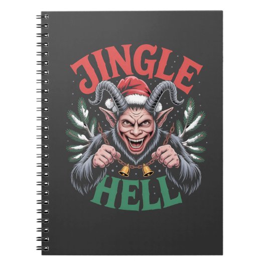 Carnet Jingle Hell Noël Krampus Evil Xmas  (Devant)