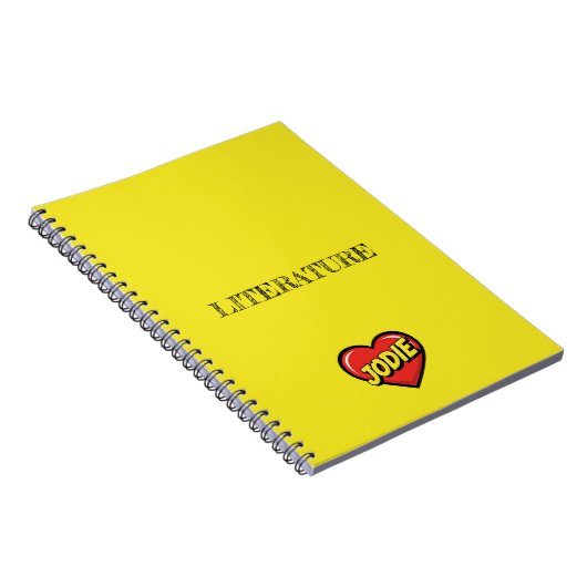 Carnet Jodie jaune (Côté Droit)