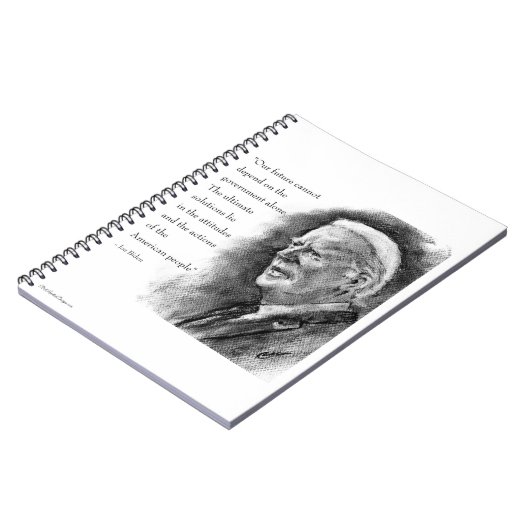 Carnet Joe Biden & Citation (Côté gauche)