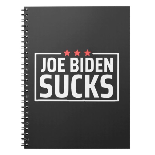 Carnet joe Biden Sucks (Devant)