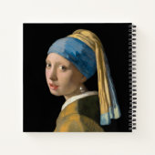 Carnet Johannes Vermeer - Fille avec une oreille perle (Dos)