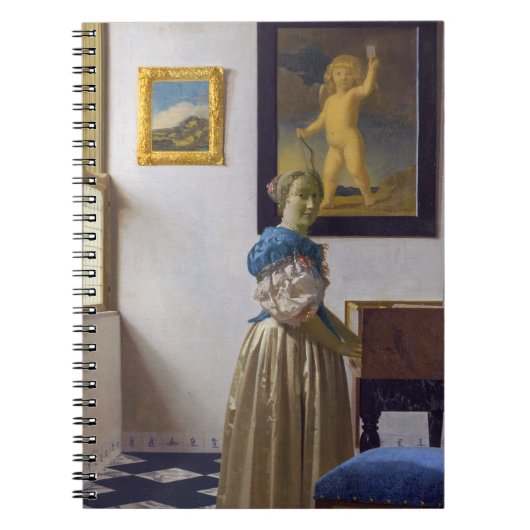 Carnet Johannes Vermeer - Lady debout dans une virginale (Devant)