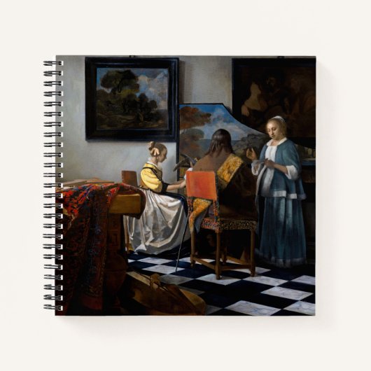 Carnet Johannes Vermeer - Le Concert (Devant)