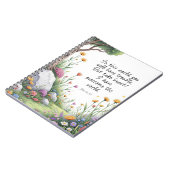 Carnet John 16:33 Poster de l'image du couplet de la Bibl (Côté gauche)