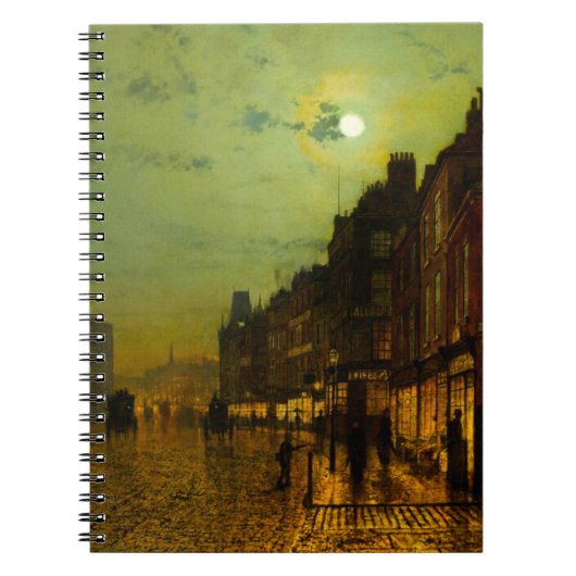Carnet John Atkinson Grimshaw Quais de Glasgow (Devant)