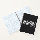 Carnet John Lewis - Citation à propos des problèmes (Intérieur)