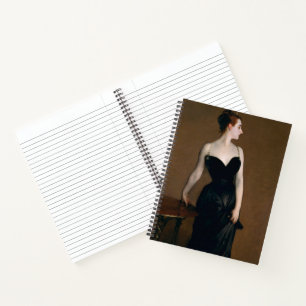 Carnet John Singer Sargent Madame X Classic Portrait