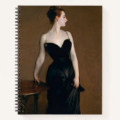 Carnet John Singer Sargent Madame X Classic Portrait (Devant)